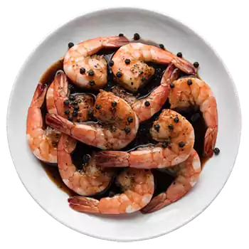 harmonie orientale – shrimp black pepper