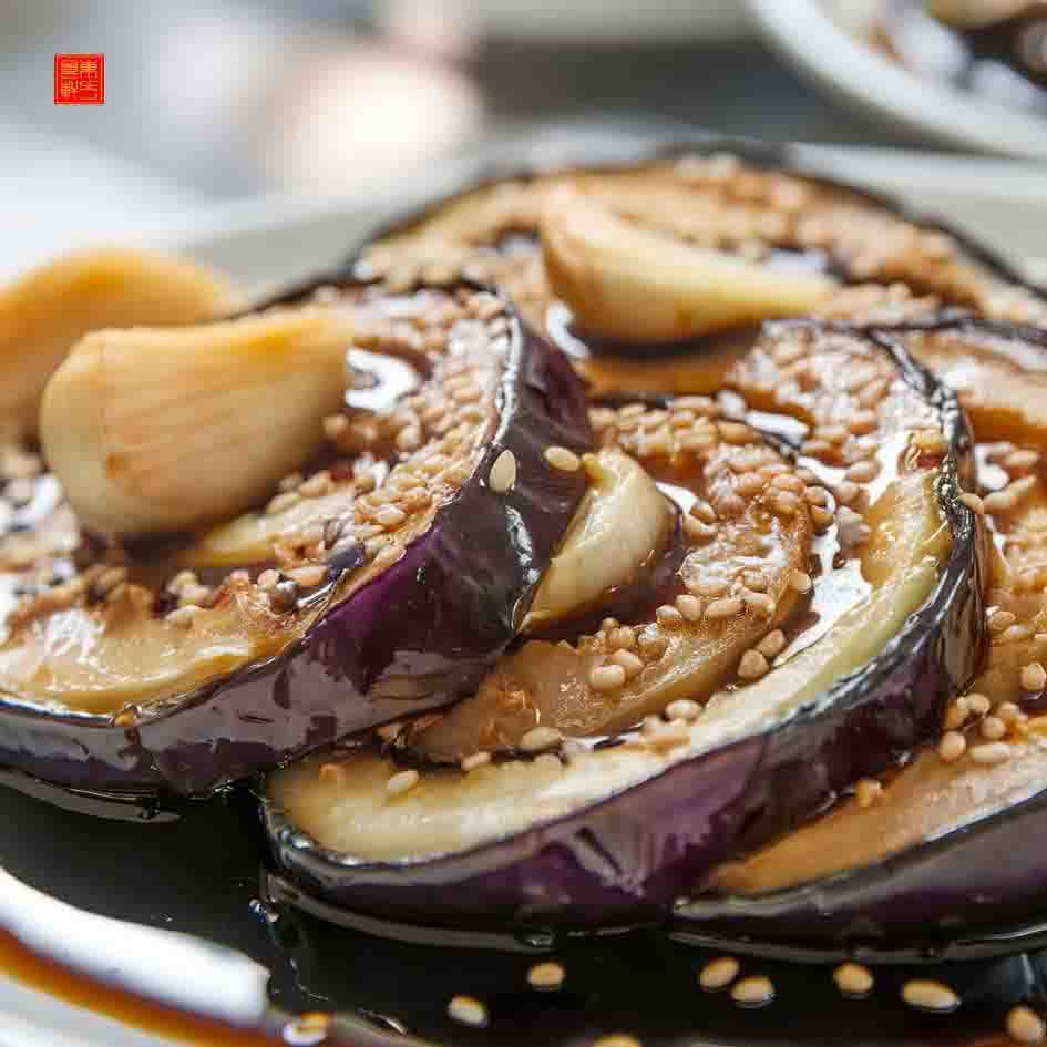 Aubergine sauce à l’ail / Eggplant garlic sauce