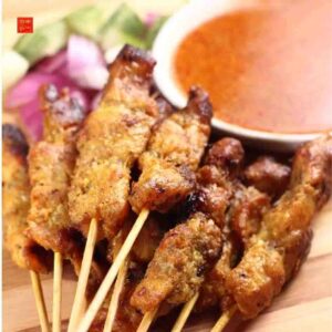 Boeuf à la sauce saté / Beef in satay sauce