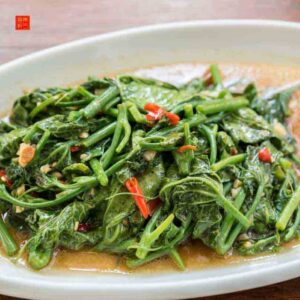 Épinard frit / Fried spinach