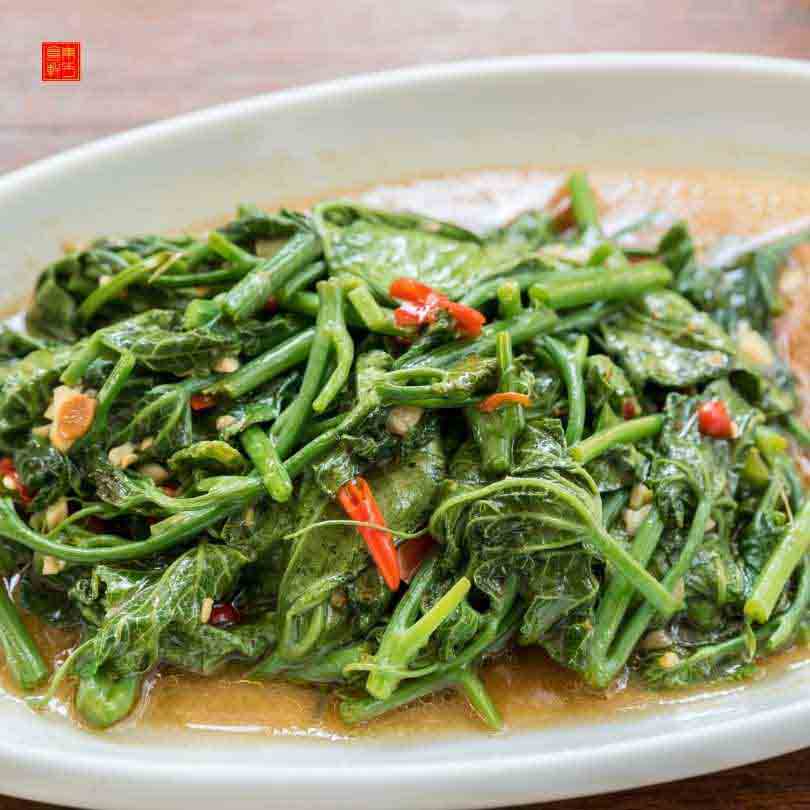 Épinard frit / Fried spinach