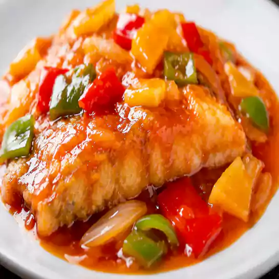 Poisson à la sauce aigre-douce